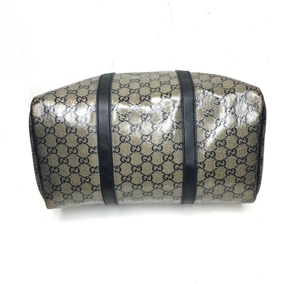 Authentic Gucci silver monogram Boston satchel Bag - Picture 12 of 16